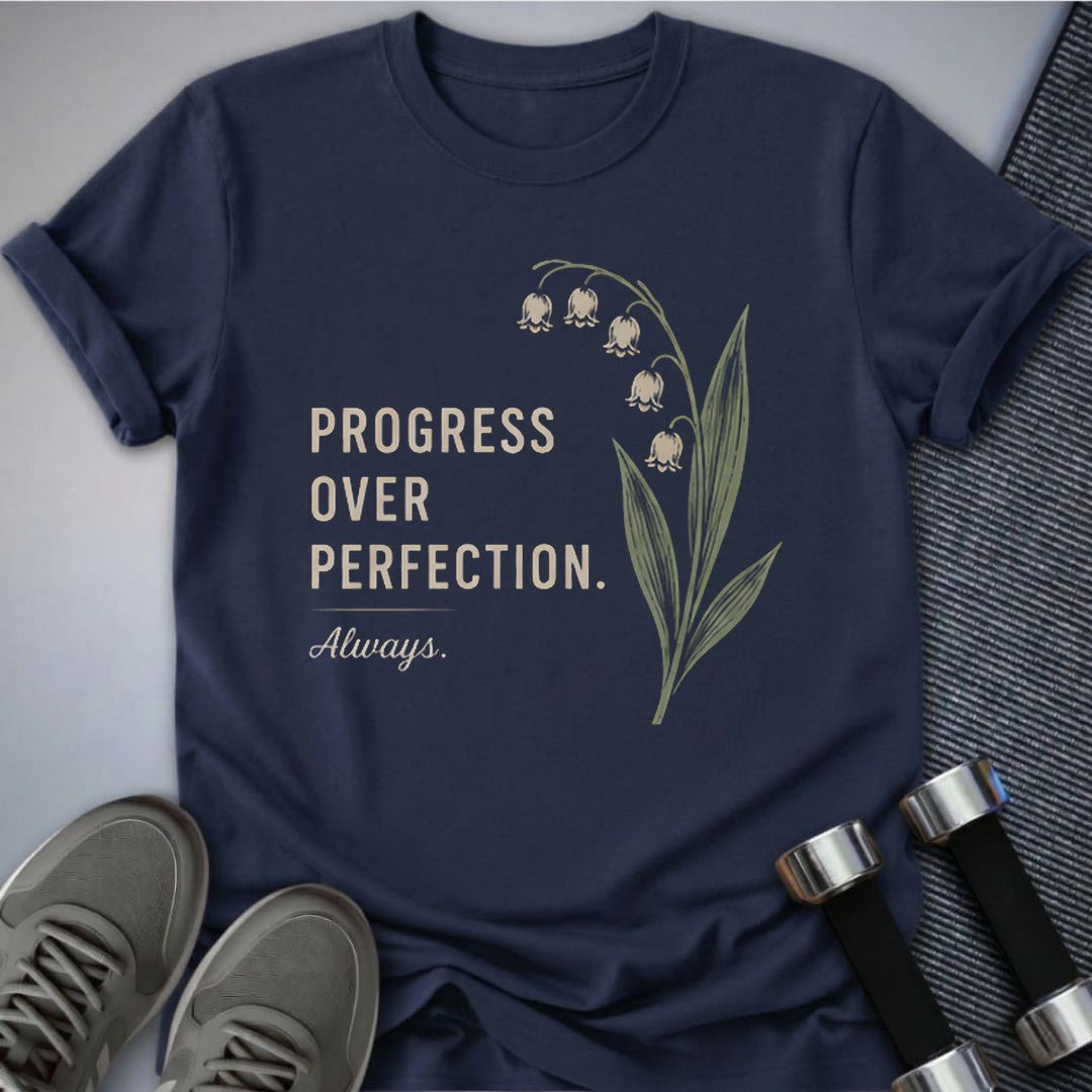 Printify T-Shirt Navy / S Good Enough Bloom