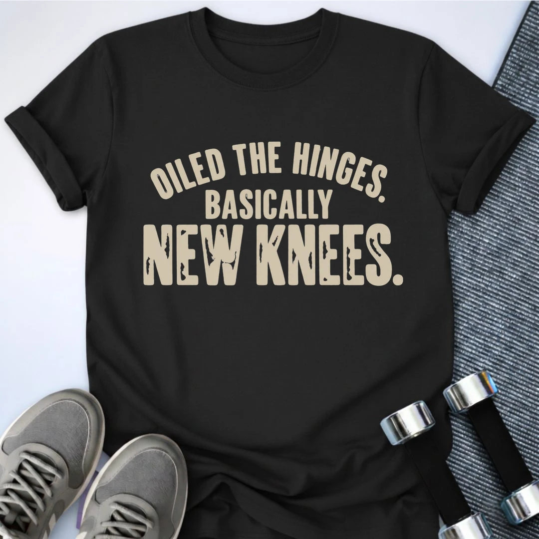 Printify T-Shirt Black / S New Knees T-Shirt