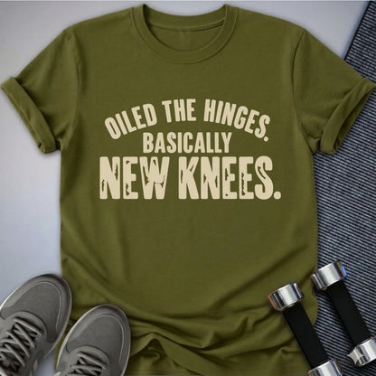 Printify T-Shirt Olive / S New Knees T-Shirt