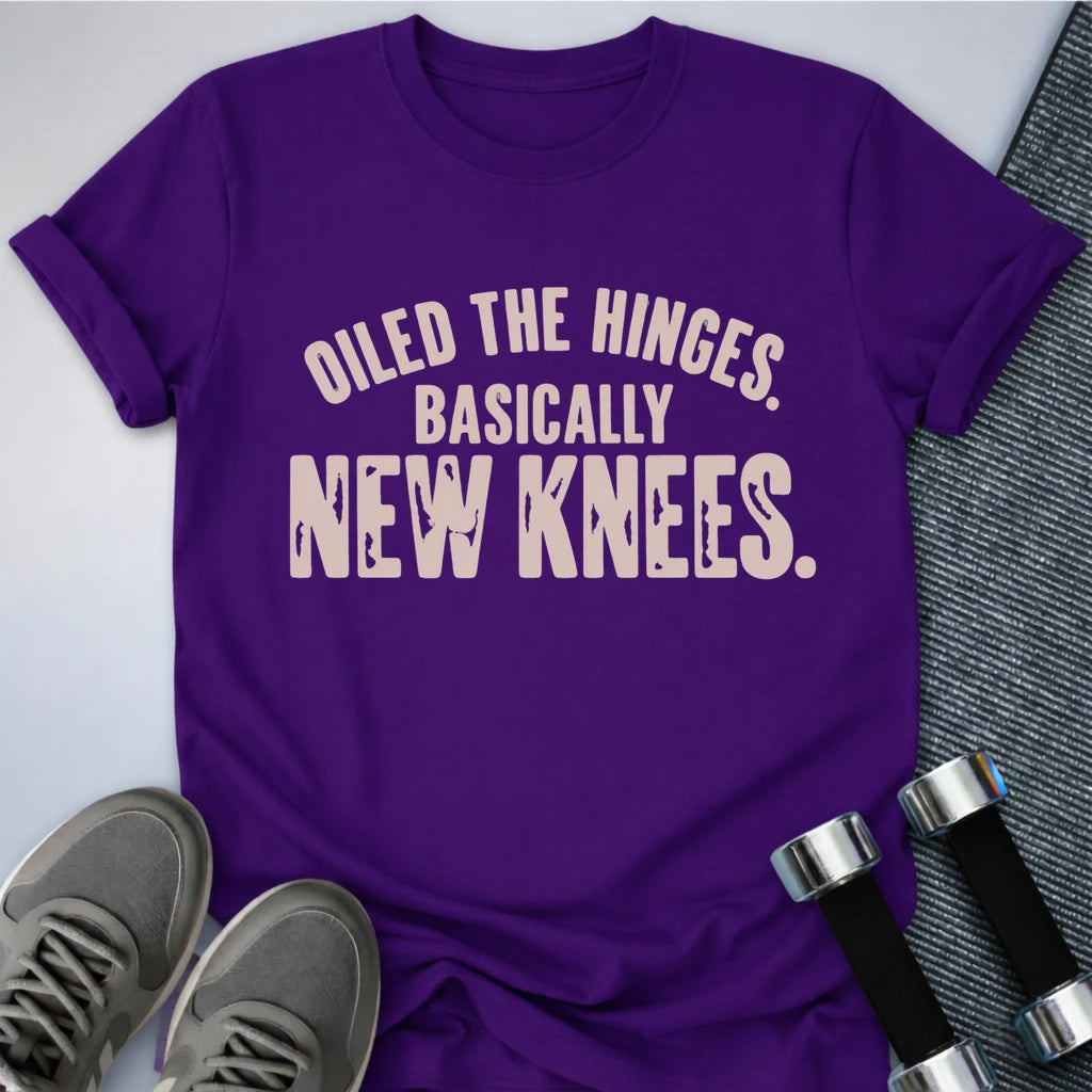 Printify T-Shirt Team Purple / S New Knees T-Shirt