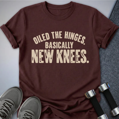 Printify T-Shirt Maroon / S New Knees T-Shirt