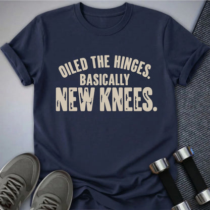 Printify T-Shirt Navy / S New Knees T-Shirt