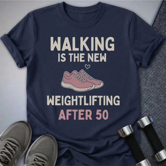 Printify T-Shirt Navy / S Walking Ain’t Weak T-Shirt