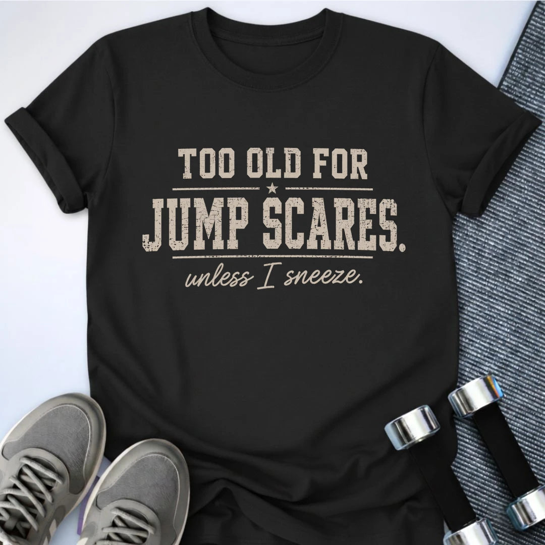 Printify T-Shirt S / Black No Jump Scare T-Shirt