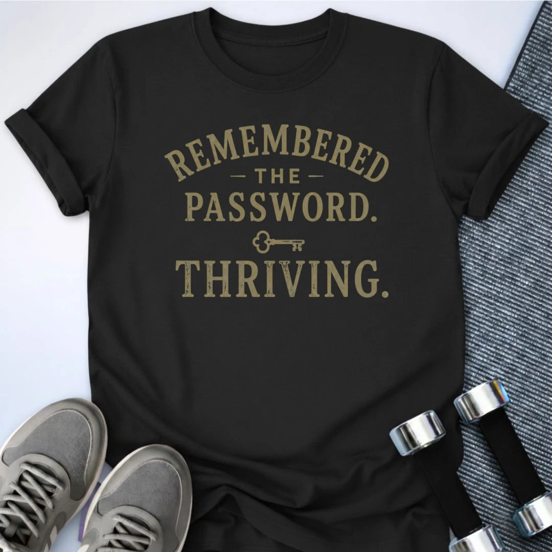 Printify T-Shirt S / Black Password Protected T-Shirt