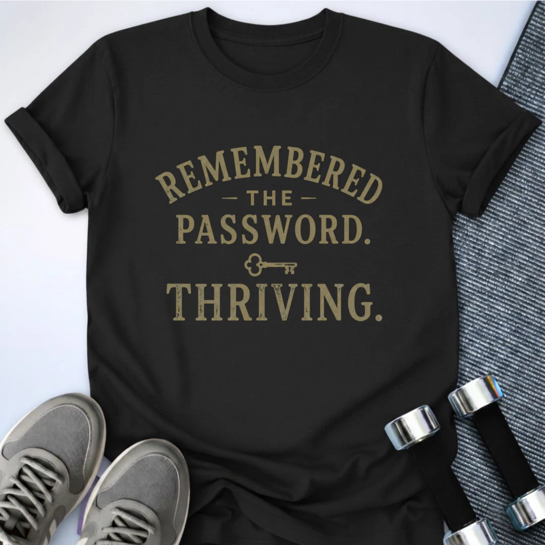 Printify T-Shirt S / Black Password Protected T-Shirt