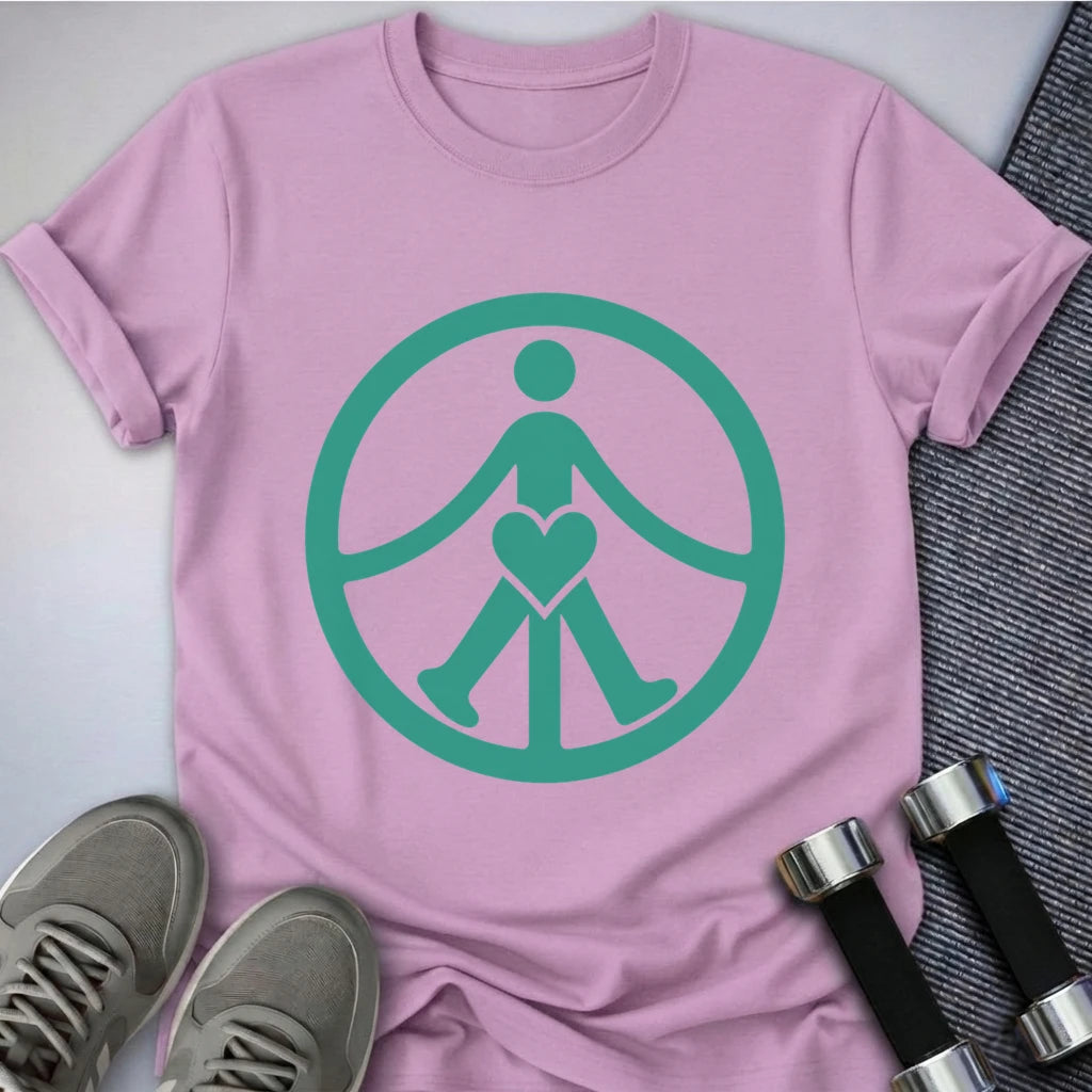 Printify T-Shirt S / Lilac Peaceful Walk T-Shirt