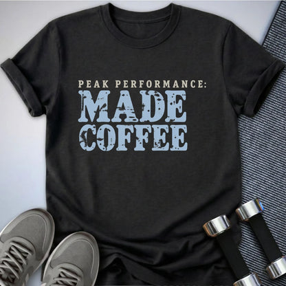Printify T-Shirt Dark Grey Heather / S Peak Performance Made T-Shirt