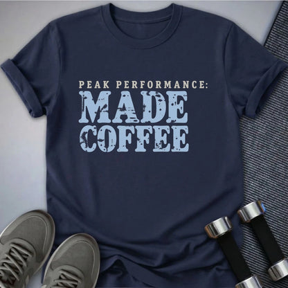 Printify T-Shirt Navy / S Peak Performance Made T-Shirt