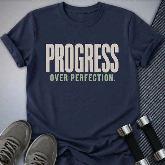 Printify T-Shirt S / Navy Perfection Second T-Shirt