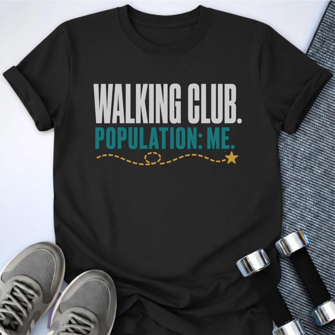 Printify T-Shirt S / Black Population Me T-Shirt