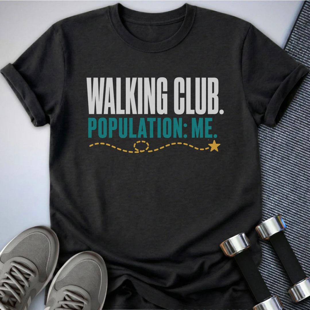 Printify T-Shirt S / Dark Grey Heather Population Me T-Shirt
