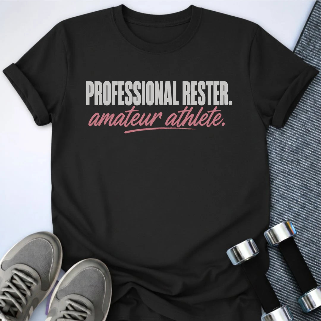 Printify T-Shirt S / Black Professional Rester T-Shirt