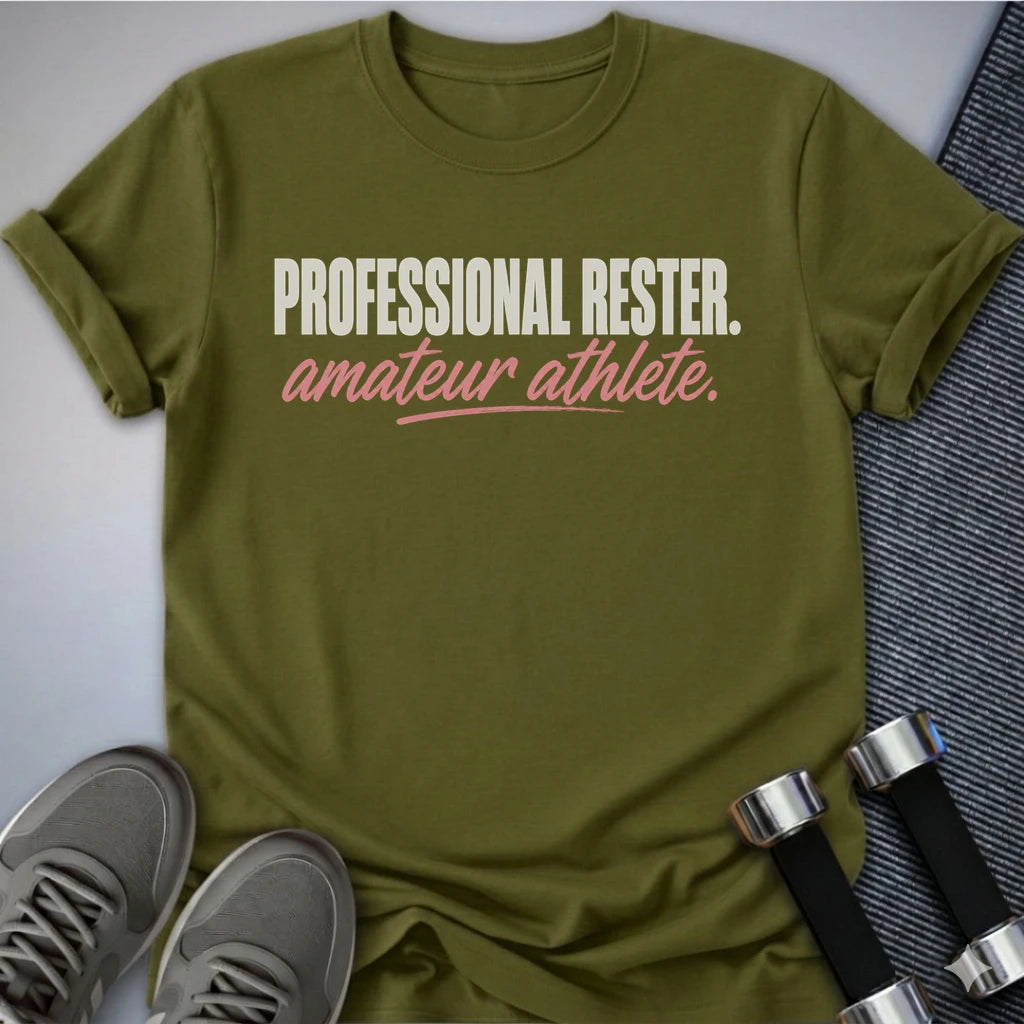 Printify T-Shirt S / Olive Professional Rester T-Shirt