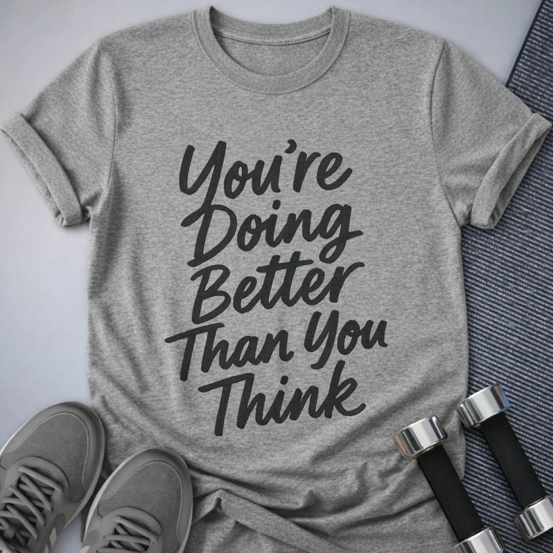 Printify T-Shirt Athletic Heather / S Proof of Progress T-Shirt