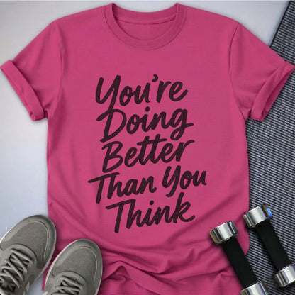 Printify T-Shirt Berry / S Proof of Progress T-Shirt