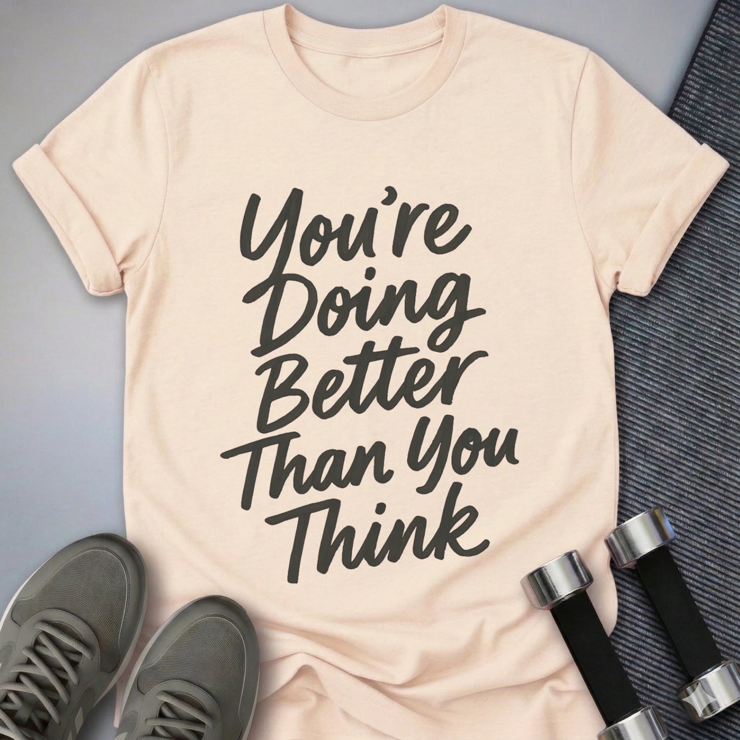 Printify T-Shirt Soft Cream / S Proof of Progress T-Shirt