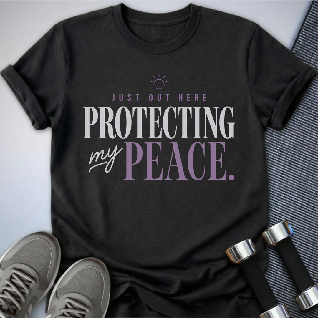 Printify T-Shirt S / Dark Grey Heather Protect The Peace T-Shirt