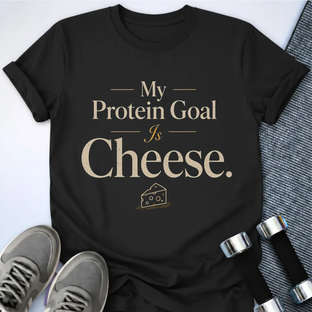 Printify T-Shirt S / Black Protein Goal T-Shirt