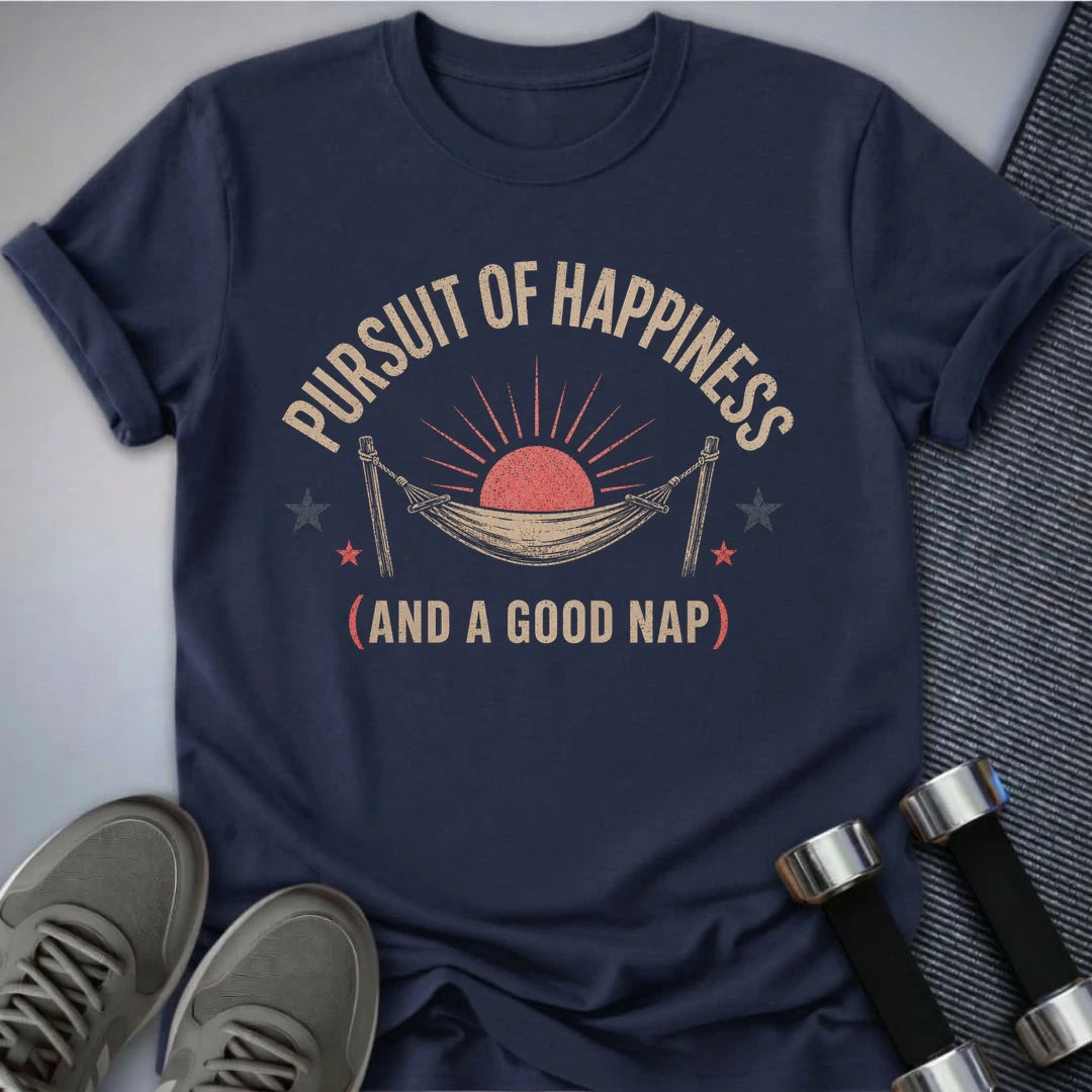 Printify T-Shirt S / Navy Pursuit of A Nap T-Shirt