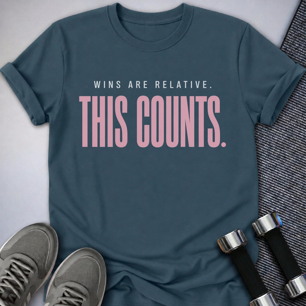 Printify T-Shirt S / Deep Teal Relative Wins T-Shirt