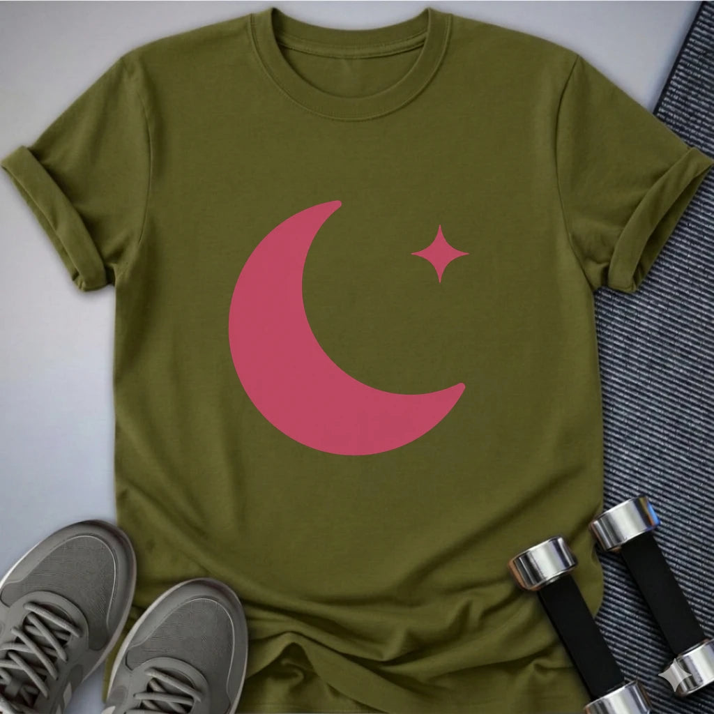 Printify T-Shirt S / Olive Rest Day Moon T-Shirt