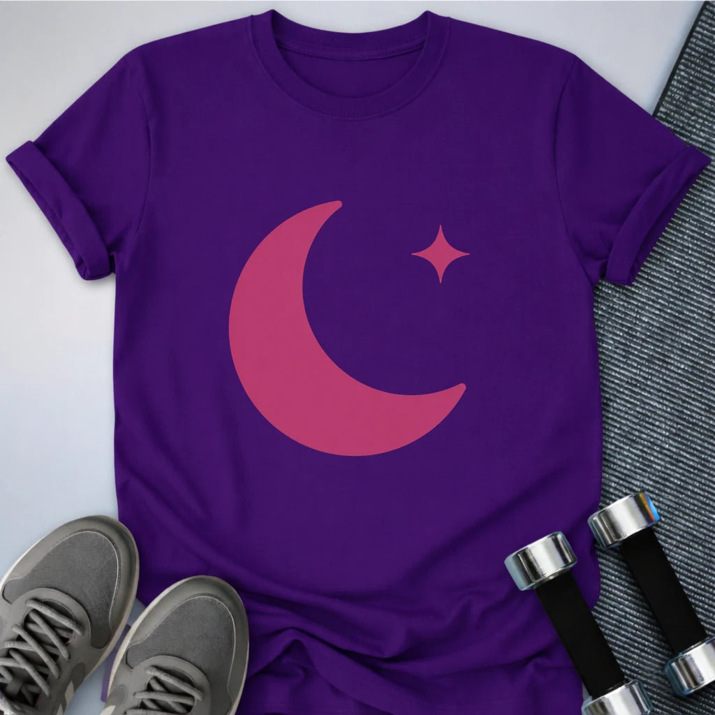 Printify T-Shirt S / Team Purple Rest Day Moon T-Shirt