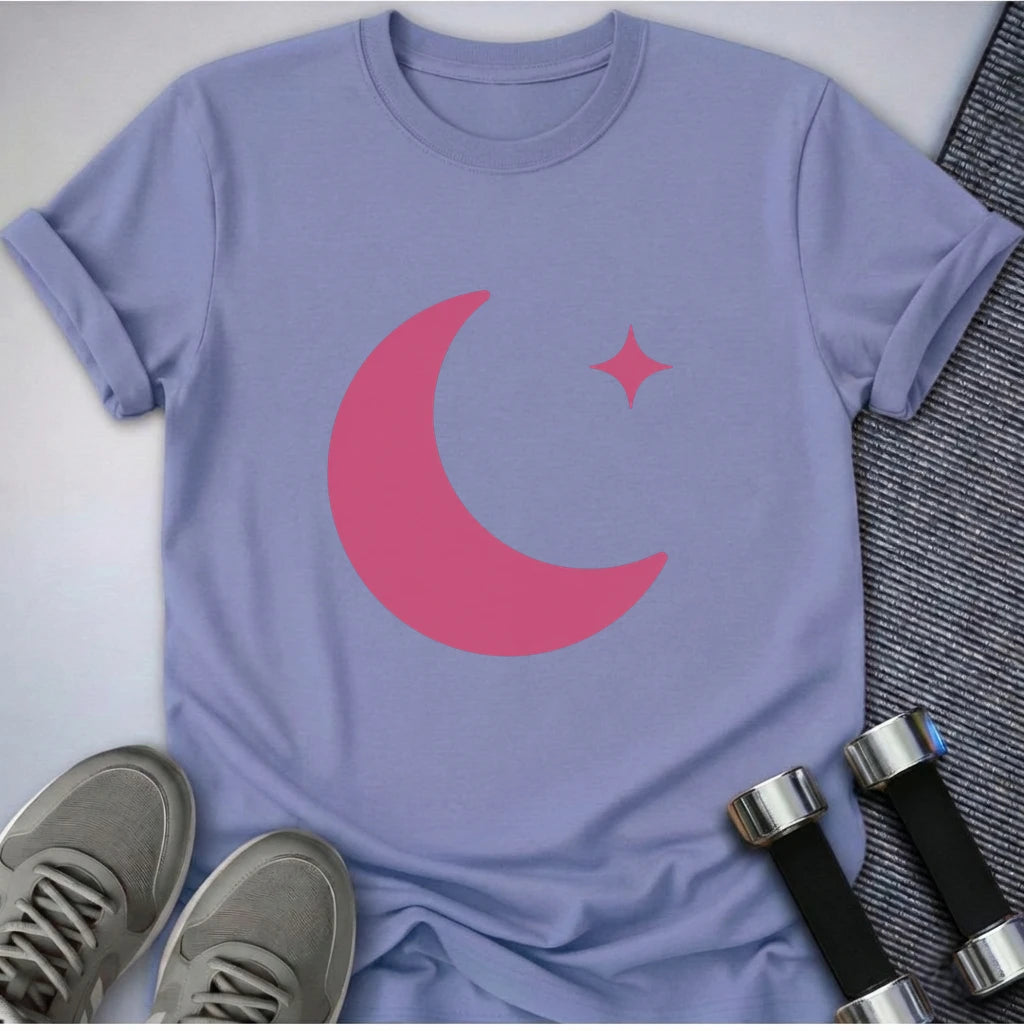 Printify T-Shirt S / Lavender Blue Rest Day Moon T-Shirt
