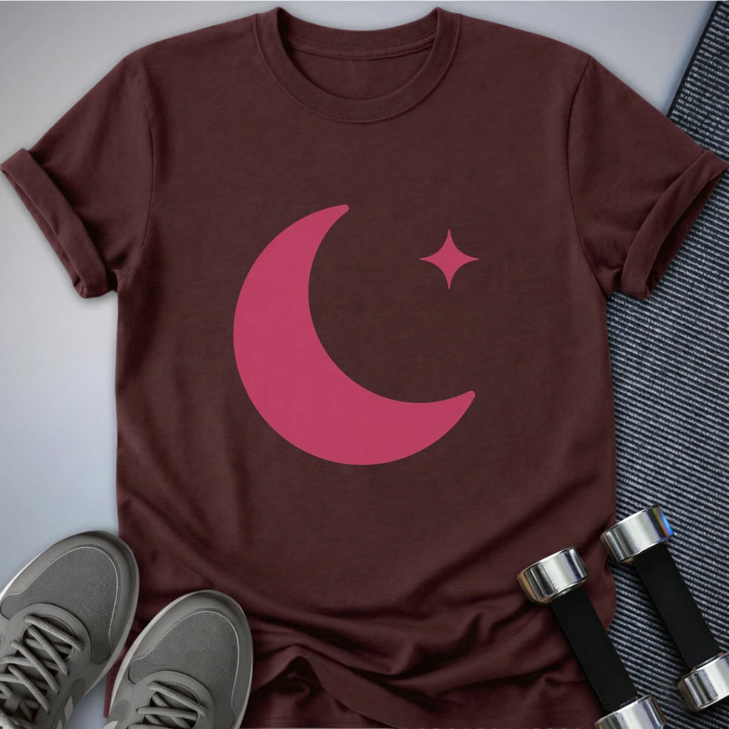 Printify T-Shirt S / Maroon Rest Day Moon T-Shirt
