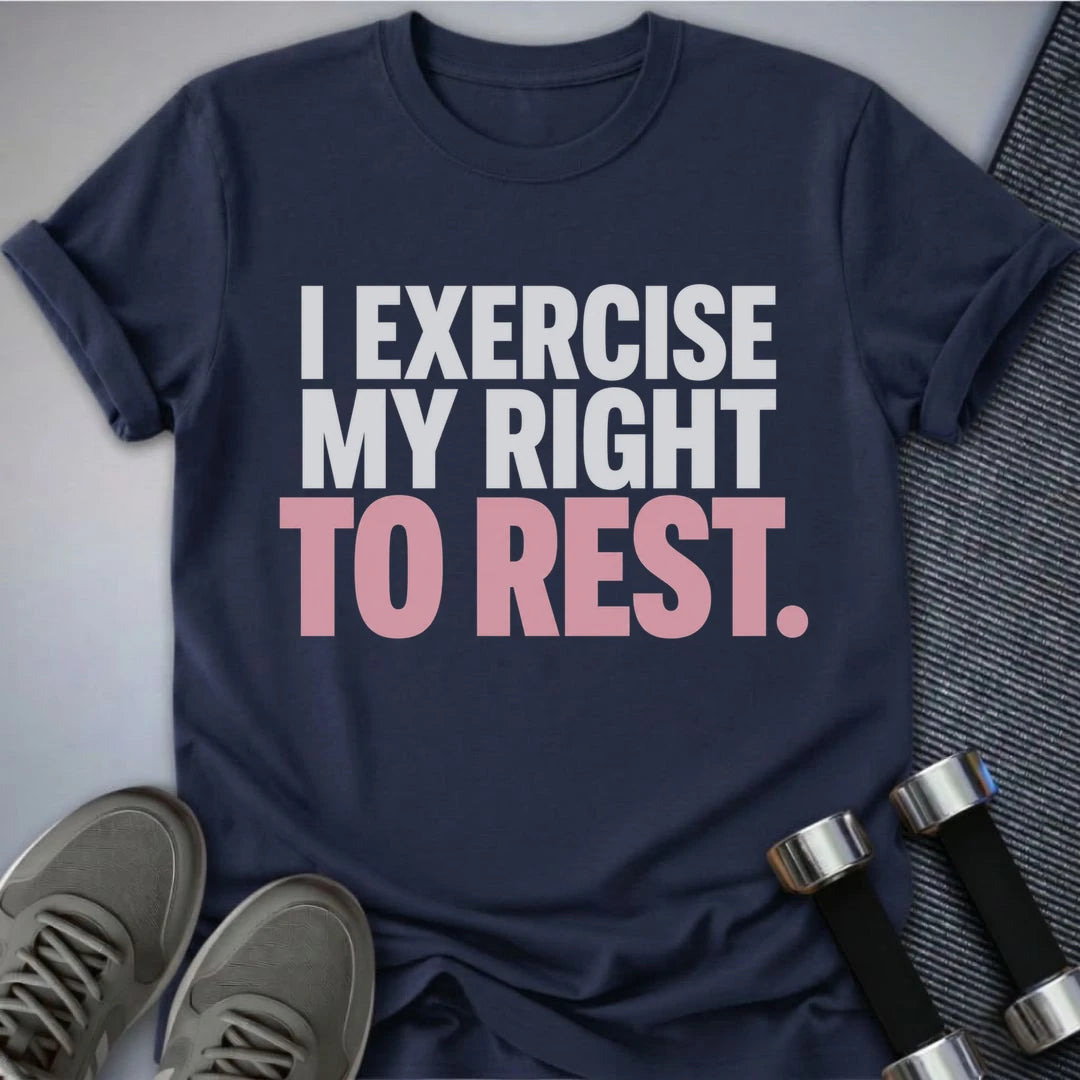 Printify T-Shirt S / Navy Right to Rest T-Shirt