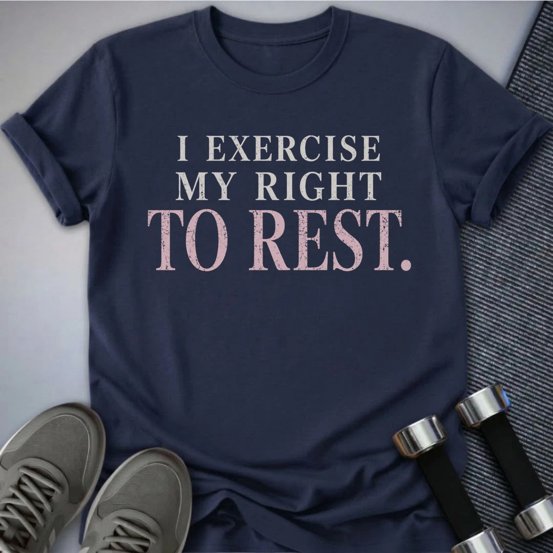 Printify T-Shirt S / Navy Right to Rest T-Shirt