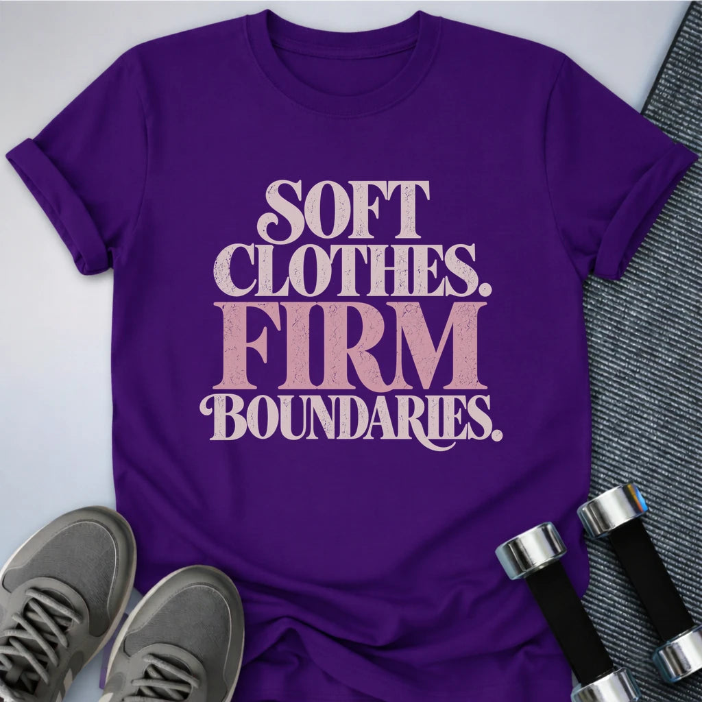 Printify T-Shirt Team Purple / S Soft Firm T-Shirt