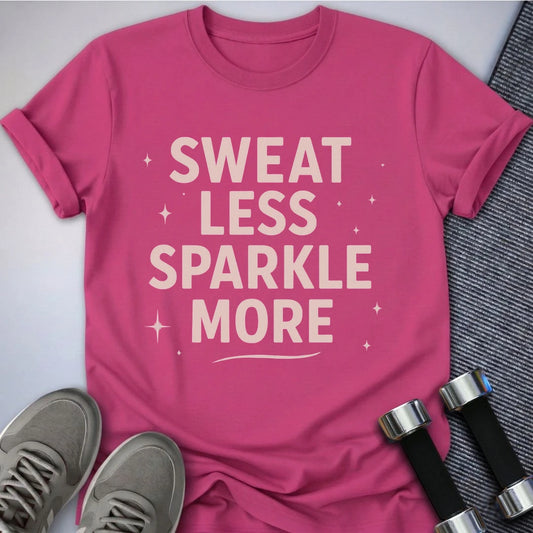 Printify T-Shirt Berry / S Sparkle More T-Shirt