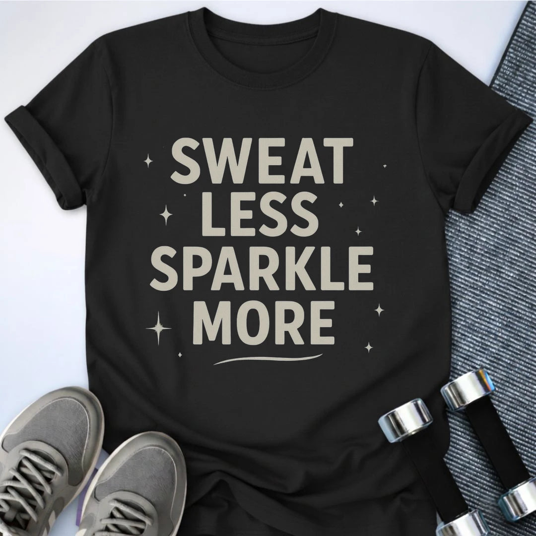 Printify T-Shirt Black / S Sparkle More T-Shirt