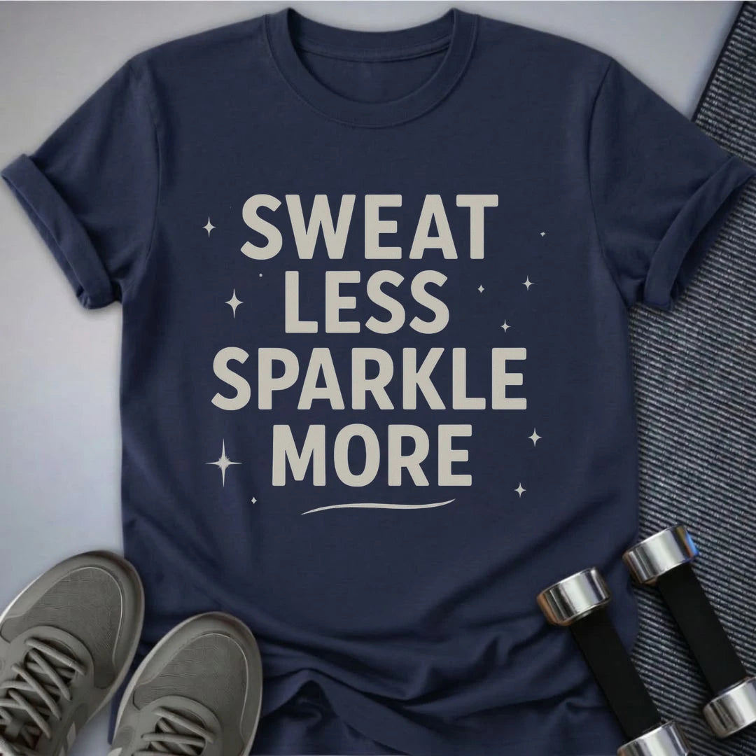 Printify T-Shirt Navy / S Sparkle More T-Shirt