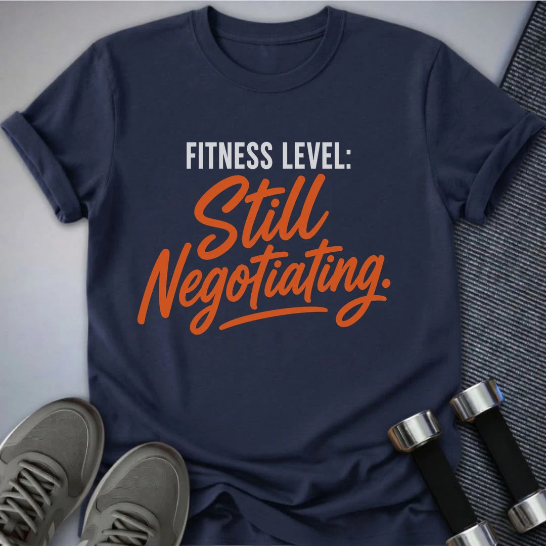 Printify T-Shirt S / Navy Still Negotiating T-Shirt