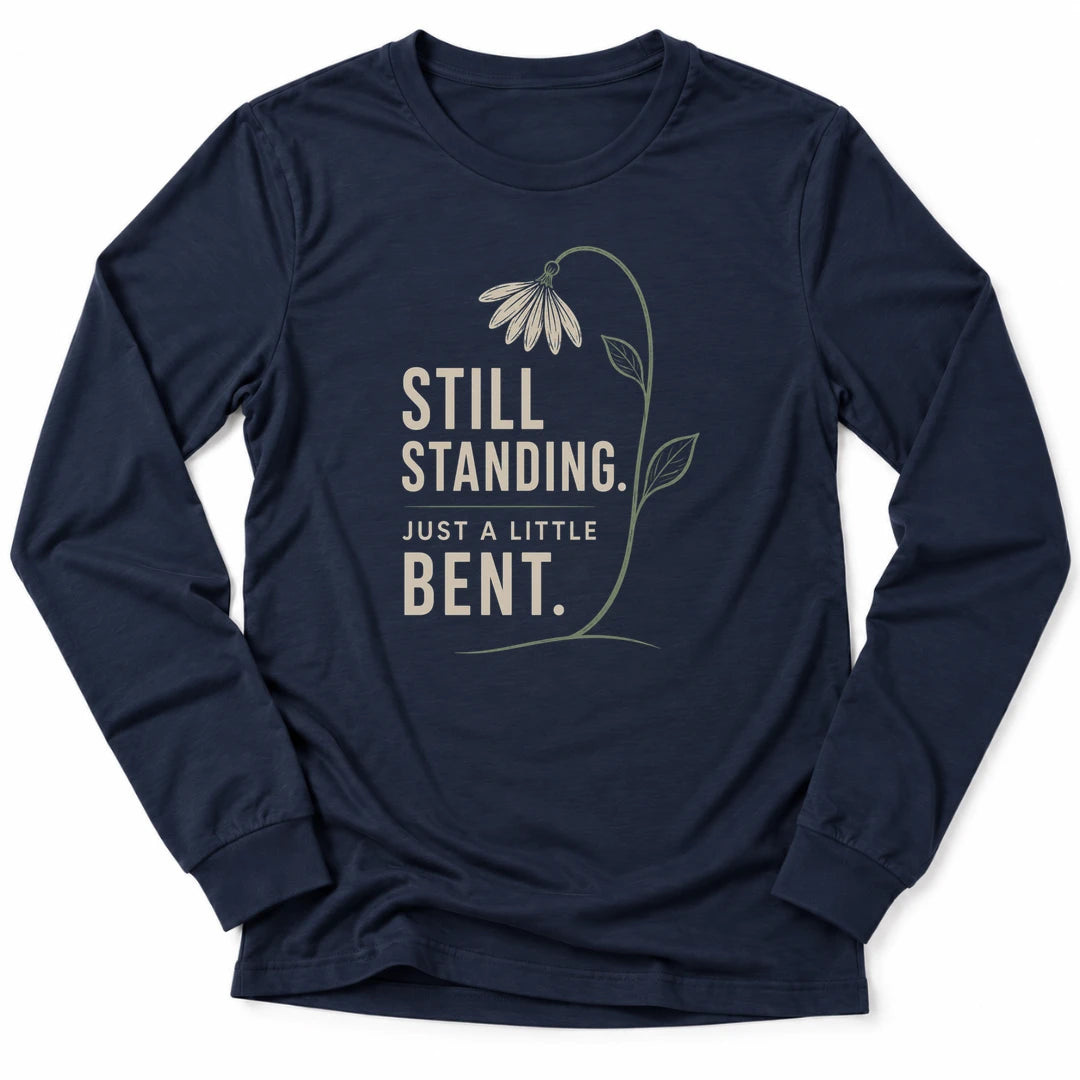 Printify Long-sleeve Navy / S Still Standing Long Sleeve