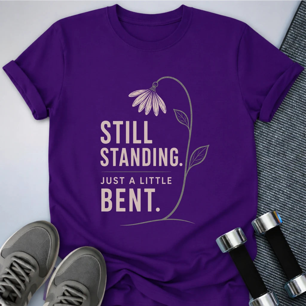 Printify T-Shirt S / Team Purple Still Standing T-Shirt