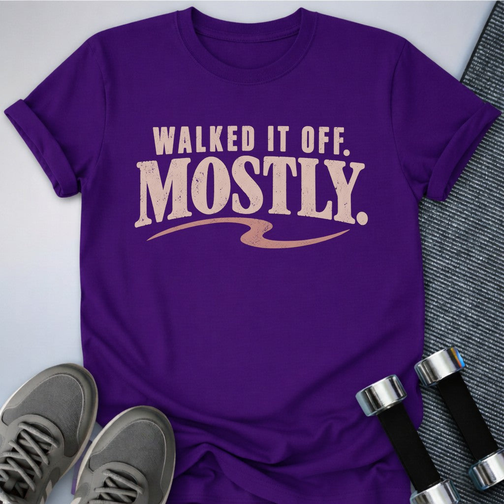 Printify T-Shirt Team Purple / S Mostly Recovered T-Shirt