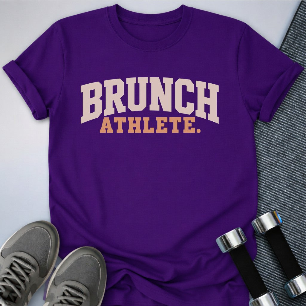 Printify T-Shirt Team Purple / S Brunch Athlete T-Shirt