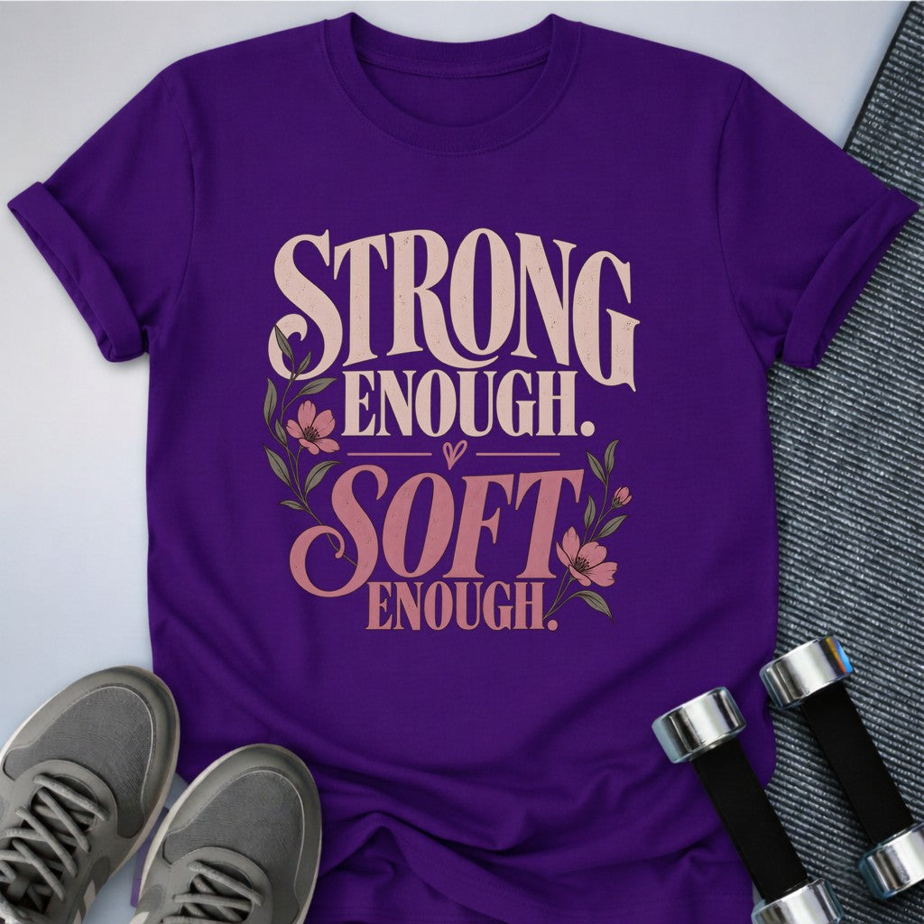 Printify T-Shirt Team Purple / S Soft Strong T-Shirt