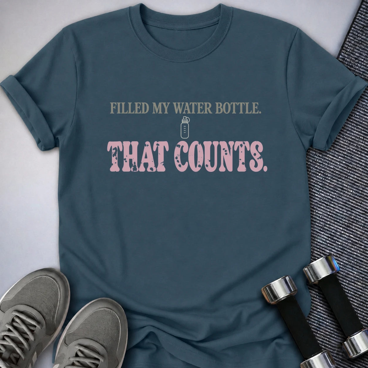 Printify T-Shirt Deep Teal / S That Counts T-Shirt