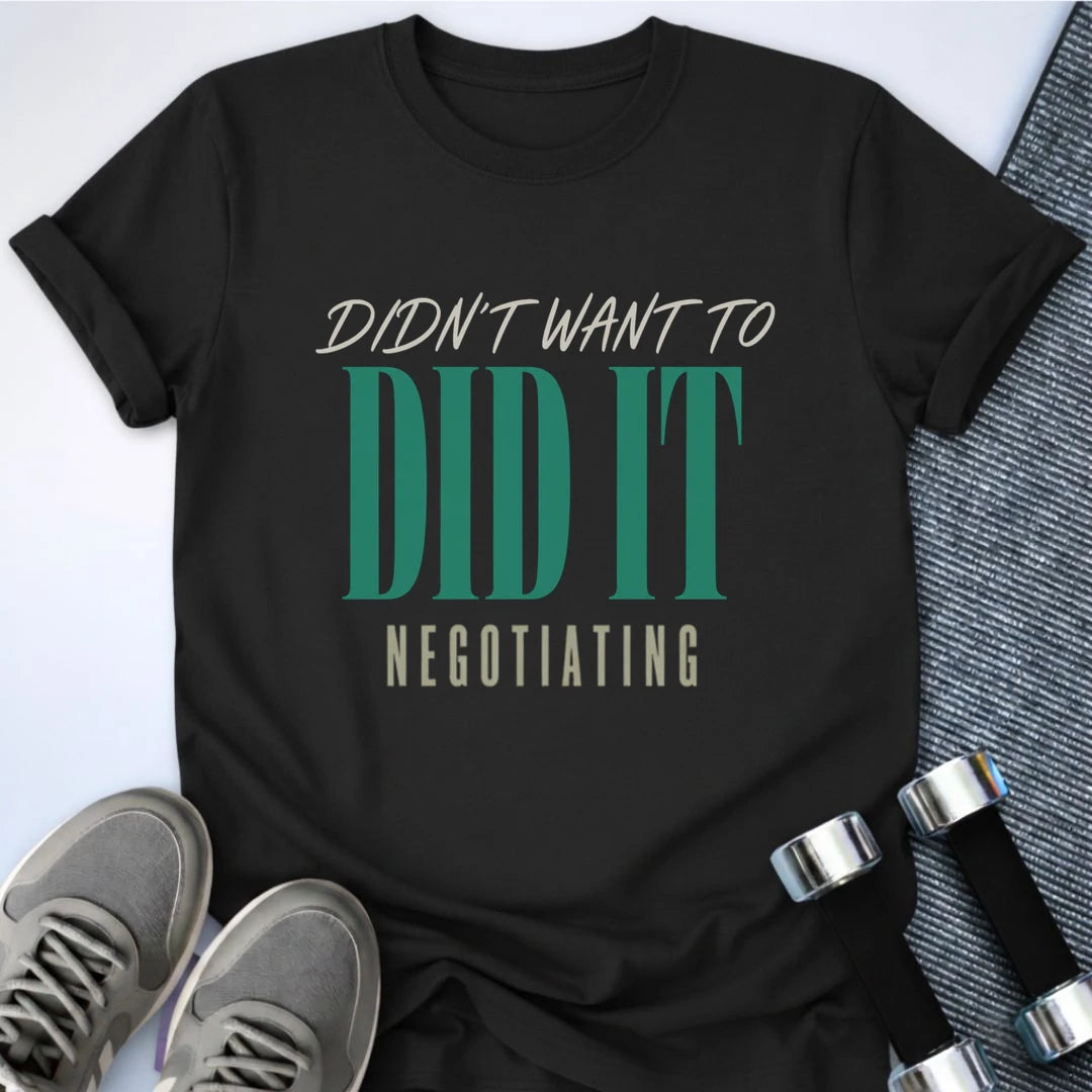 Printify T-Shirt S / Black The Negotiator T-Shirt