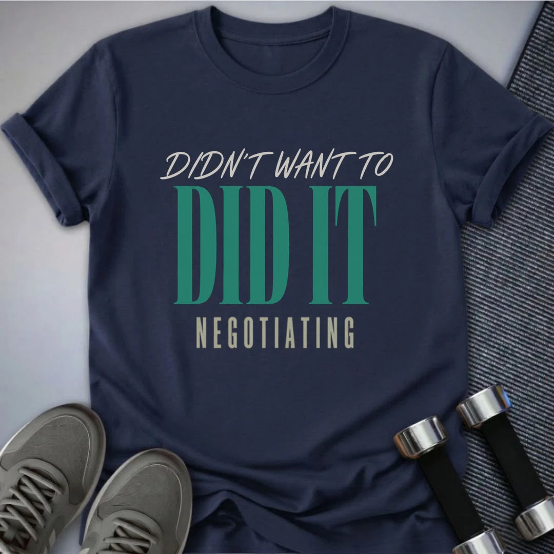 Printify T-Shirt S / Navy The Negotiator T-Shirt