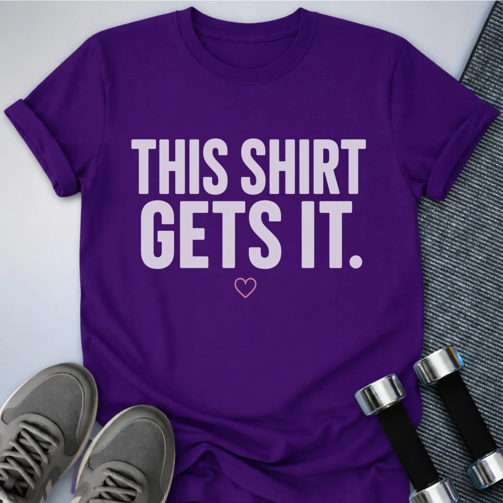 Printify T-Shirt S / Team Purple The Shirt Knows T-Shirt