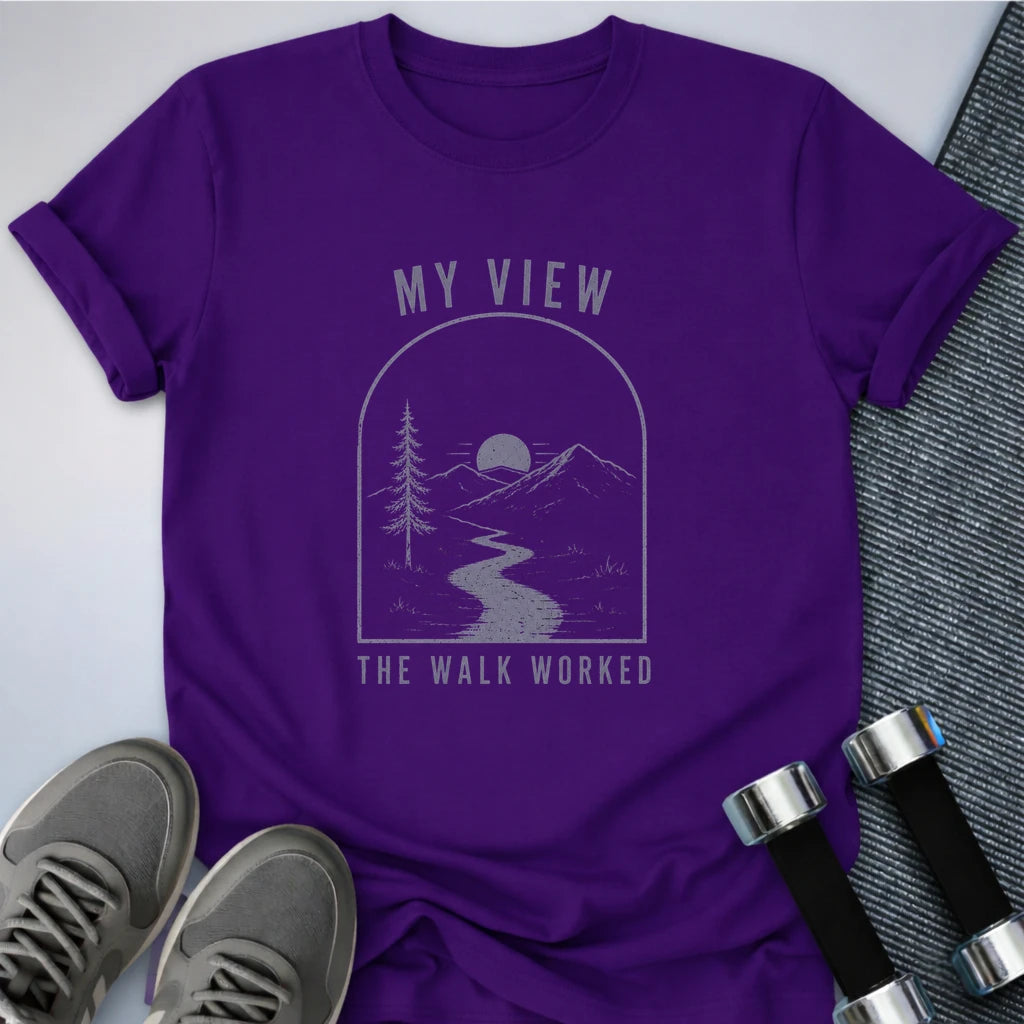 Printify T-Shirt S / Team Purple The Walk Worked T-Shirt