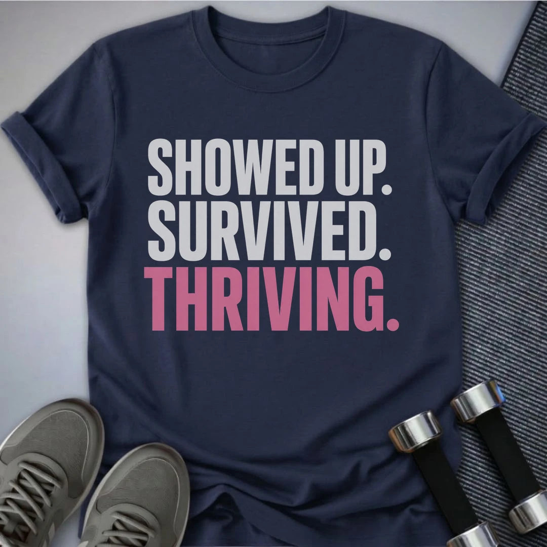 Printify T-Shirt S / Navy Thriving T-Shirt