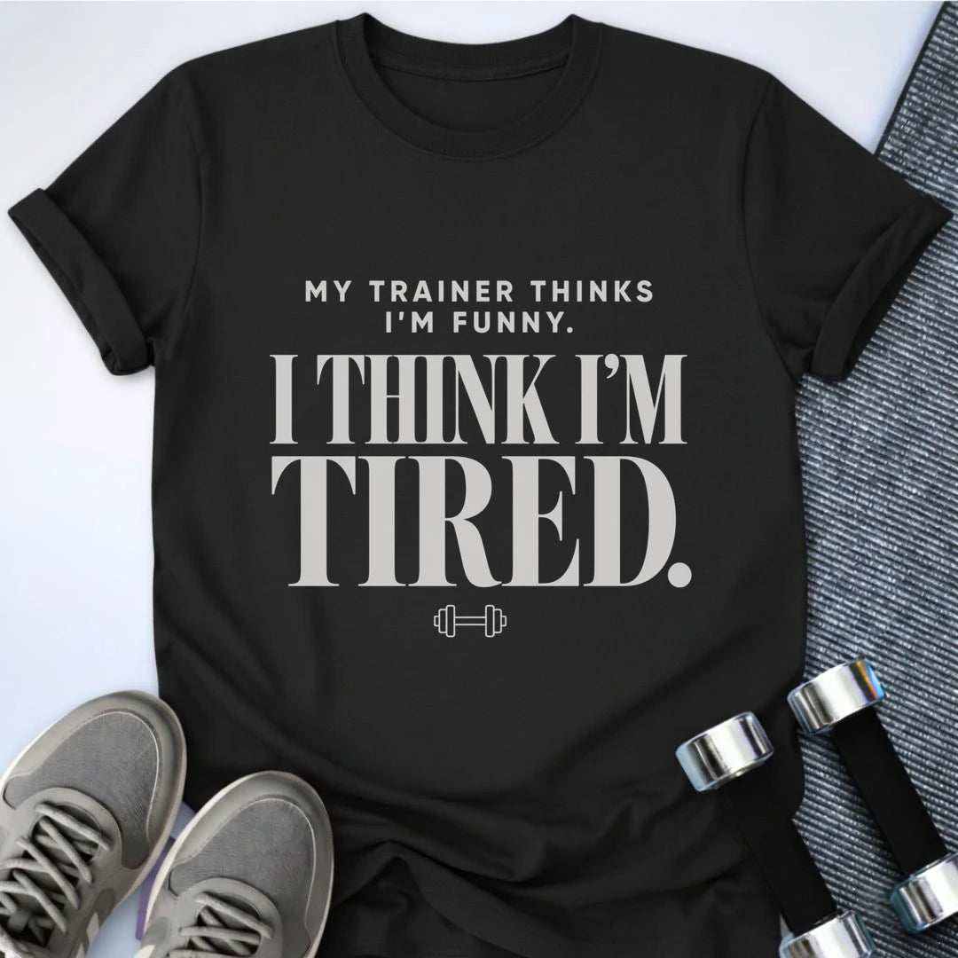 Printify T-Shirt S / Black Tired T-Shirt