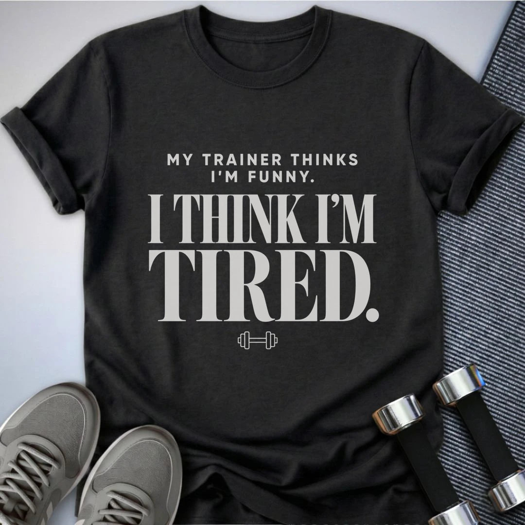Printify T-Shirt S / Dark Grey Heather Tired T-Shirt