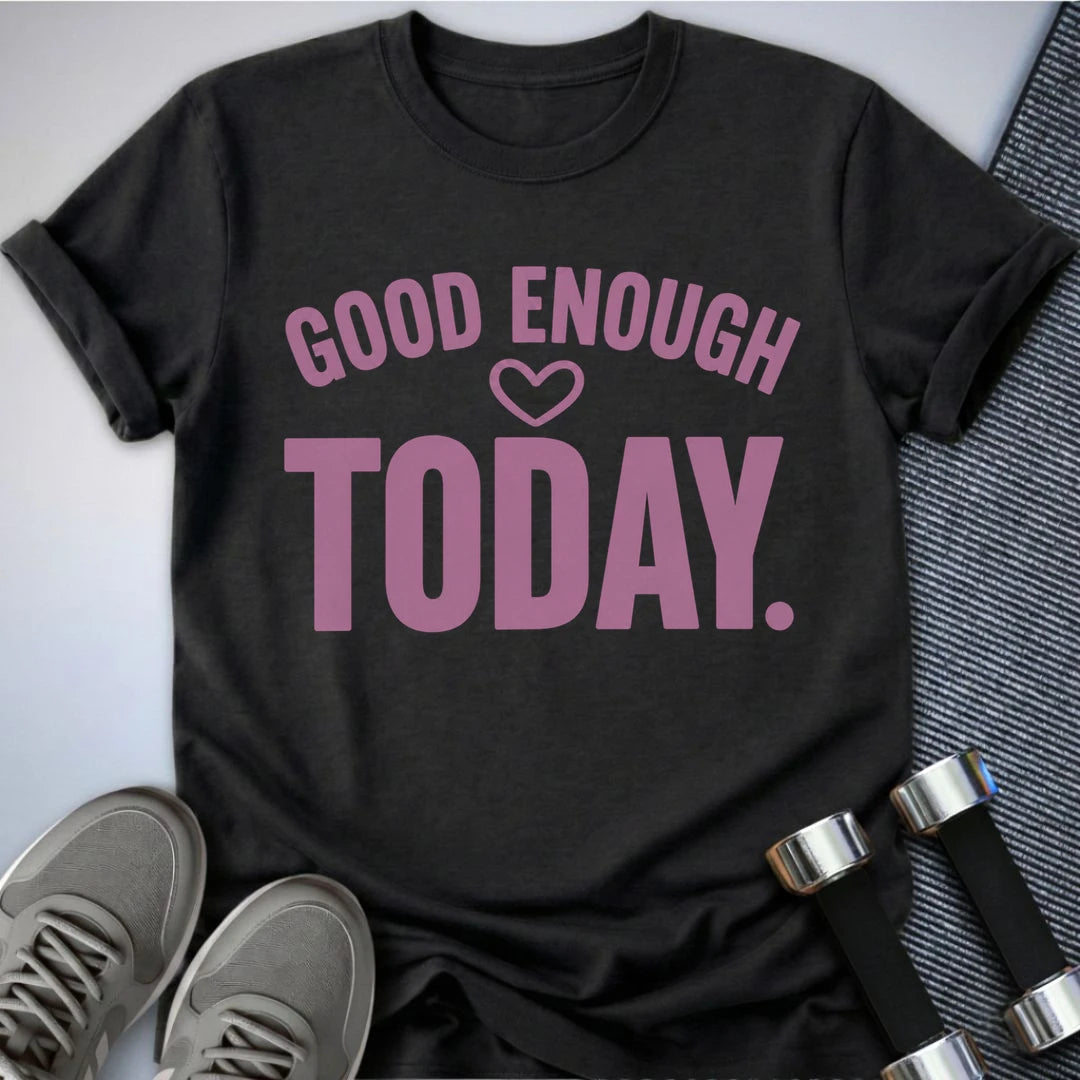 Printify T-Shirt S / Dark Grey Heather Today Is Good T-Shirt